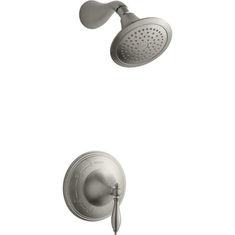 Kohler Finial® Traditional RiteTemp Shower Valve Trim with Lever
